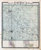 Huron Township, Waltz, Belden, New Boston, Smithville, Wayne County 1876 with Detroit